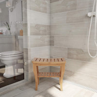 Shower Bench-Water Resistant Natural Eco-Friendly Bamboo view 6