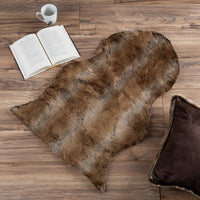 Sheepskin Throw Rug Faux Fur 2x3-Foot High Pile Soft and Plush view 6