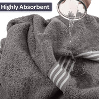 Bath Towels - 2PC 500GSM 100% Cotton Towel Set view 11