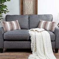 2-Pack Decorative Pillows, 11" x 19", Gray view 5