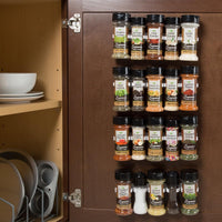 Spice Rack Organizer- Cabinet Gripper Clip Strips for Kitchen view 3