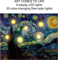 Lighted Wall Art Canvas With Timer, 20"L x 16"W view 3