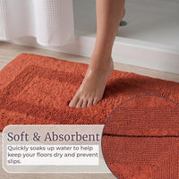 Bathroom Rugs - 2-Piece Cotton Bathroom Mat Set view 27