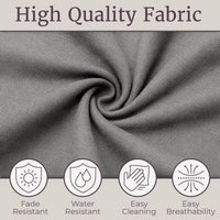 Outdoor Chair Cushions Set of 2-45x21.5x3in High Back Outdoor view 8