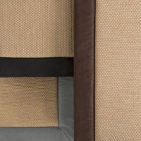 2 pc Memory Foam Bath Mat Set - Faux Linen Fleece - Platinum view 5