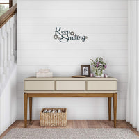 Metal Cutout - Keep Smiling Decorative Wall Sign view 5