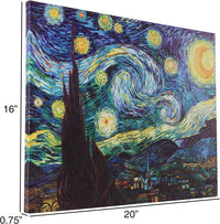 Lighted Wall Art Canvas With Timer, 20"L x 16"W view 2