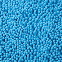 2 Piece Memory Foam Shag Bath Mat - Blue view 2