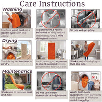 Bath Mat - 58x24-Inch Bathroom Runner with Non-Slip Backing, Orange view 6