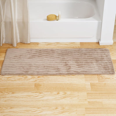 Microfiber Memory Foam Bath Mat, Mocha