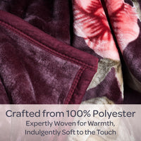Throw Blanket - Oversized 91x74 Machine-Washable Bedding, Queen view 3