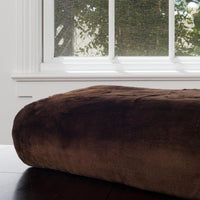 Solid Soft Heavy Thick Plush Mink Blanket 8 Pound - Beige view 12