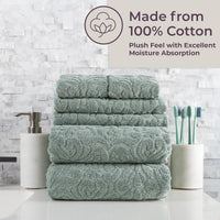 6PC Jacquard Towel Set view 8