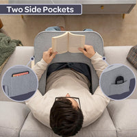 Reading Pillow for Gaming - Lap Desk Pillow with Arm Rests view 4