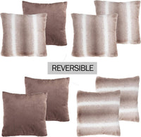 2-Pack Decorative Pillows, 17", Gray, Polyester view 3