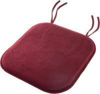 Memory Foam Chair Cushion-Square 16"x 16.25", Red view 1
