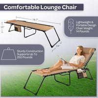 Folding Lounge Chair Outdoor Recliner view 4