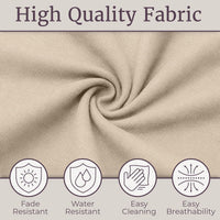Outdoor Chair Cushions Set of 2-45x21.5x3in High Back Outdoor view 2