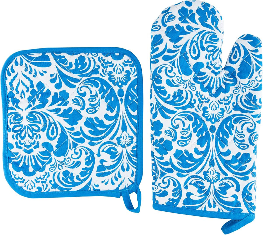 Oven Mitt And Pot Holder Set &mdash; Lavish Home