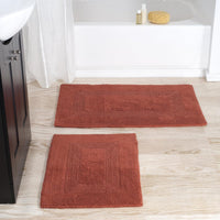 Bathroom Rugs - 2-Piece Cotton Bathroom Mat Set view 25