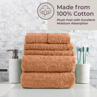 6PC Jacquard Towel Set view 2