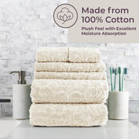 6PC Jacquard Towel Set view 14