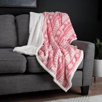 Reversible Fleece Blanket, Pink view 4