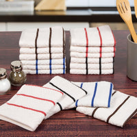8-Piece Combed Cotton Kitchen Towels Set view 2
