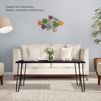 Small Space Coffee Table with Hairpin Legs view 11