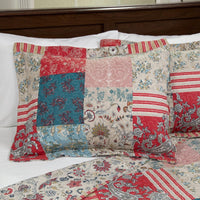 3-Piece Quilt Set - Mallory Classic Patchwork King Quilt view 2