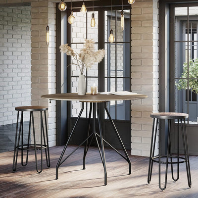Bar Stools, Set of 2, 29.5"