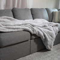 Faux Fur Blanket - 60x80-Inch Queen Size Throw Blanket view 10