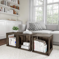 Stackable Cube End Table, 15.75 in x 15.75 in x 15.75 in view 5