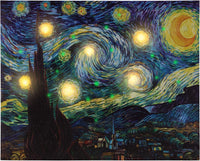 Lighted Wall Art Canvas With Timer, 20"L x 16"W view 1
