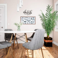 Metal Cutout - Cherish Decorative Wall Sign-3D Word Art Home view 2