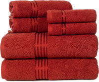 6 Piece Bathroom Towels Set, 28"x54.5"x0.25" view 31