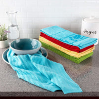 Kitchen Dish Towels- Set of 8-16 x28 -Absorbent 100% Cotton view 1