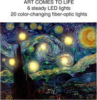 Lighted Wall Art Canvas With Timer, 16"L x 12"W view 2