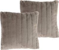 2-Pack Decorative Pillows, 17", Gray, Solid view 6