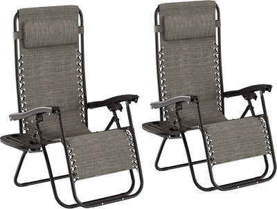Zero Gravity Lounge Chairs- Set of 2