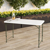 Indoor/Outdoor Portable Folding Table, Black, 2.5ft view 12