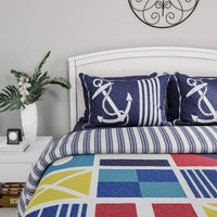 Coastal-Themed Twin Quilt Set, 2-Piece-Set view 3