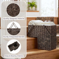Wicker Stair Case Basket with Handles view 5