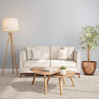 Tripod Floor Lamp-Modern Light with LED Bulb Included-Natural view 6