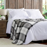 Soft Throw Blanket - Oversized, Vintage-Look, Cross view 4