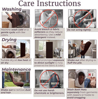 Memory Foam Shag Bath Mat (24x58), Chocolate view 6