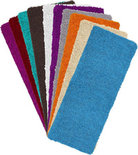 Memory Foam Shag Bath Mat (24x58), Ivory view 3