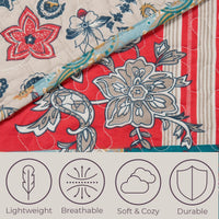 3 Piece Mallory Quilt Set - Full/Queen view 3