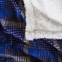 Reversible Plaid Fleece Blanket view 3