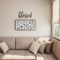 Blessed Wall Decor - Decorative 3D Metal Cutout view 3